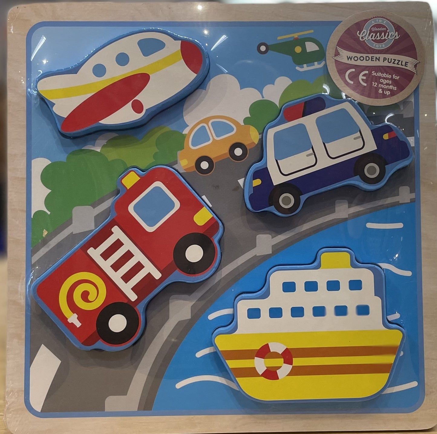 Træ Puslespil 4 brikker