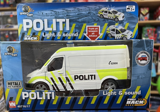 Politibil med Lys&lys Lyd