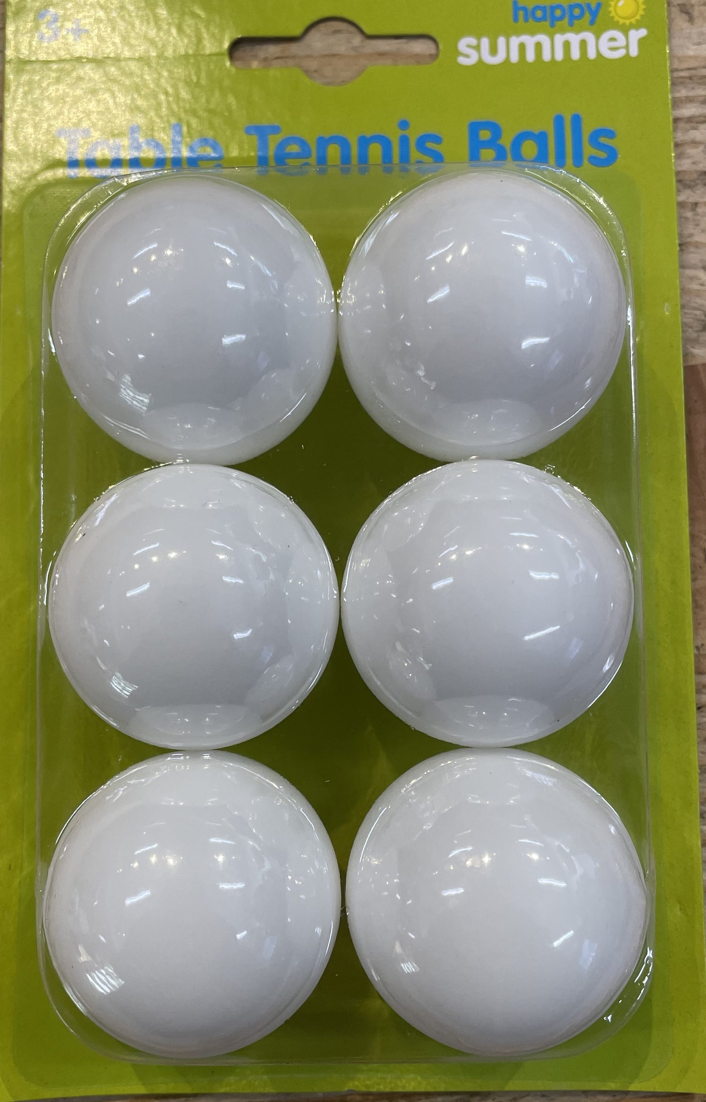 Happy Summer Bordtennisbolde 6-pak