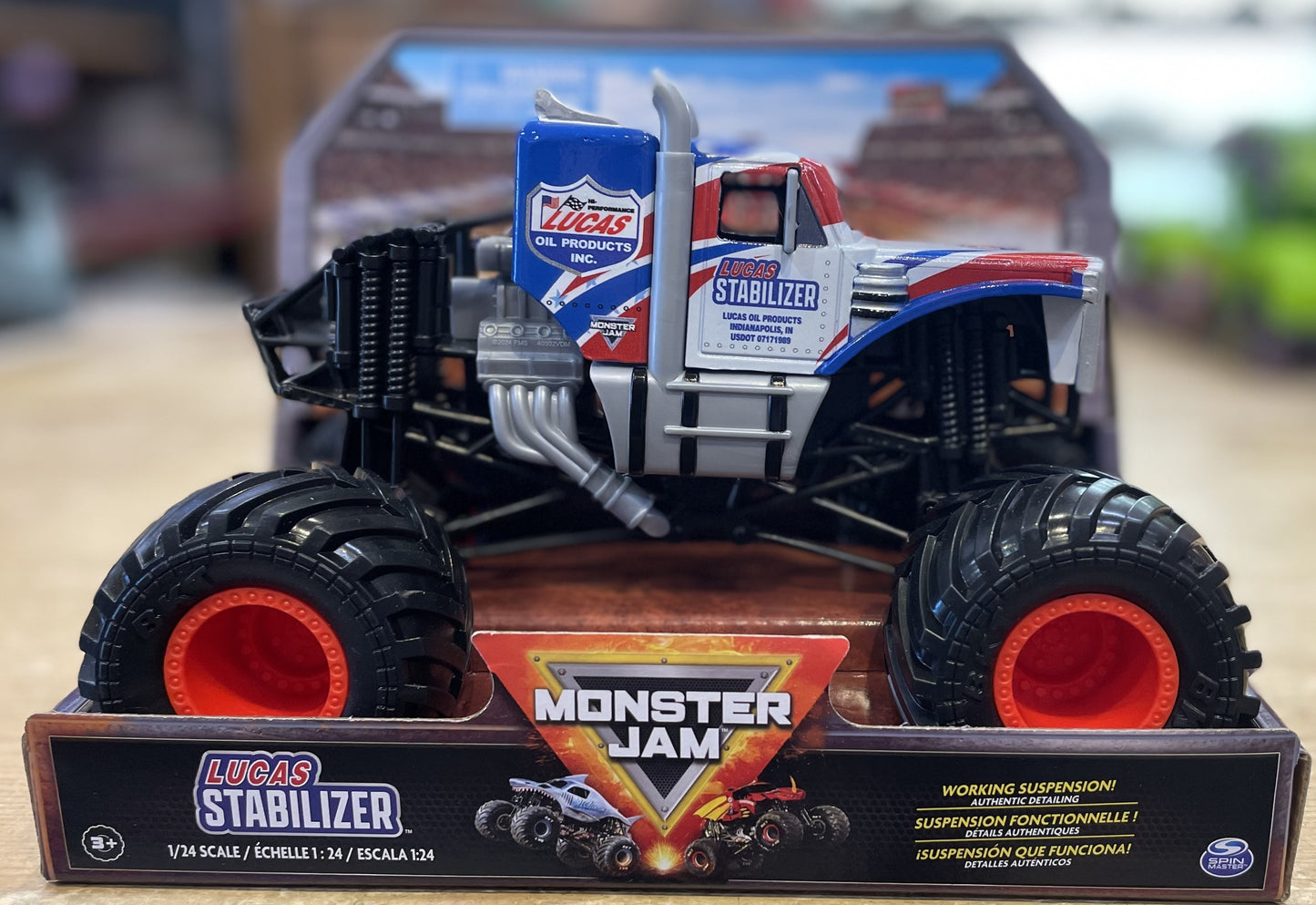 Monster Jam 1:24 Die Cast Trucks Lucas Stabilizer