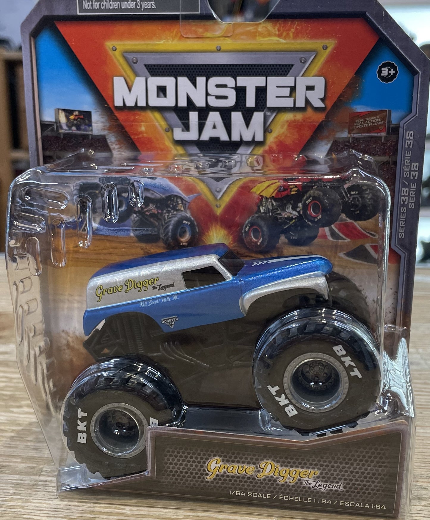 Monster Jam 1:64 Enkeltpakke Grave Digger