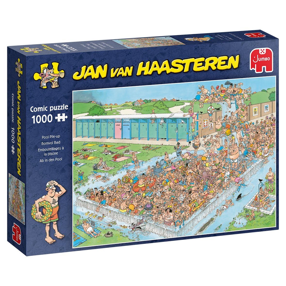 Jan Van Haasteren - Pool Pile-Up - 1000 Brikker