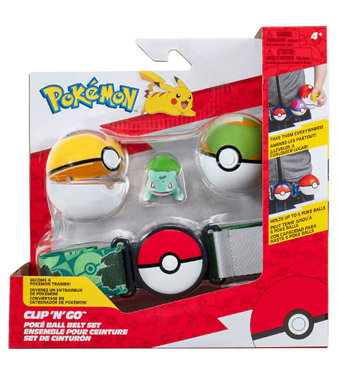 Pokémon Legesæt Clip 'n' Go Belt Bulbasaur Fra Pokémon