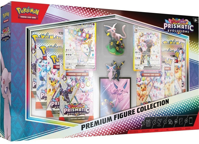 Pokémon TCG – Scarlet & Violet: Prismatic Evolutions Premium Figure Collection (Espeon & Umbreon)