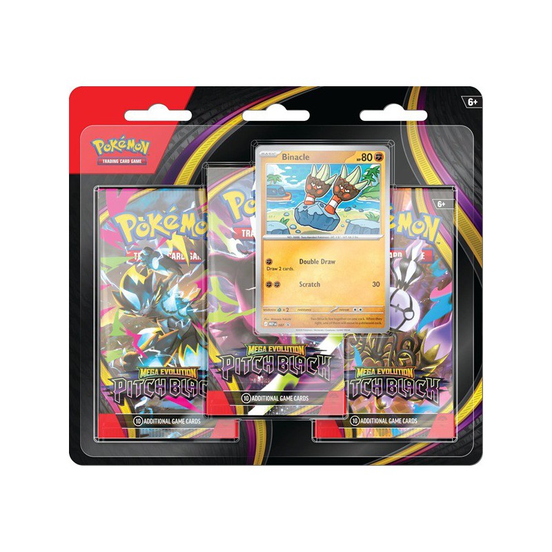 Pokemon Blister Pack - 3-Pack: Pitch Black