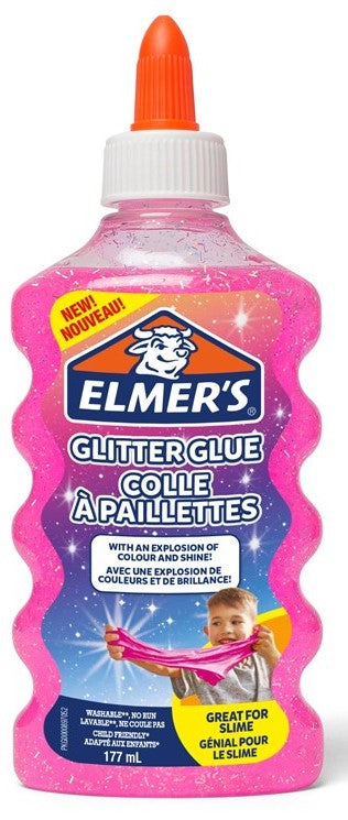 Elmer's 177ml glitter lim Pink