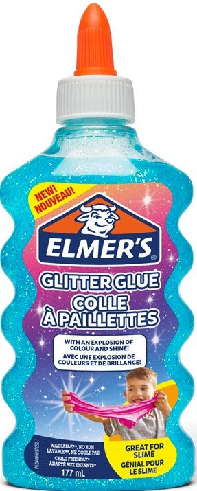 Elmer's 177ml glitter lim Blue
