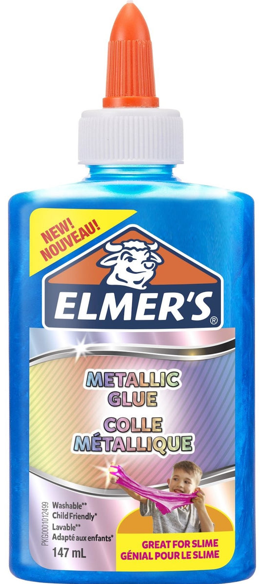 Elmer's 147ML Metallic Glue Blå.