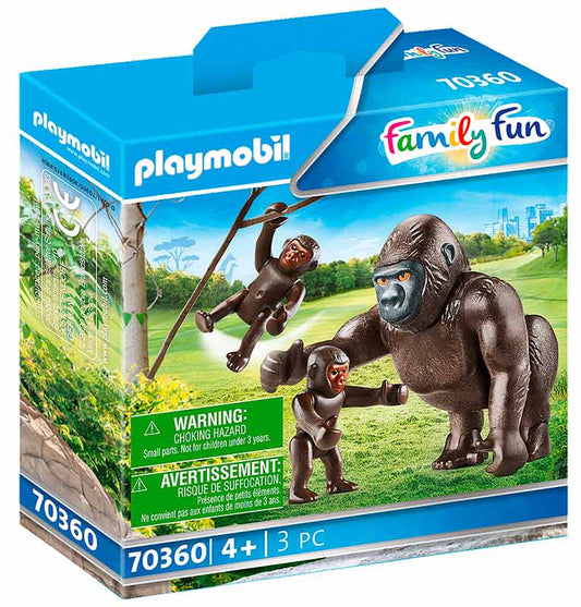 Playmobil Gorilla med babyer 70360