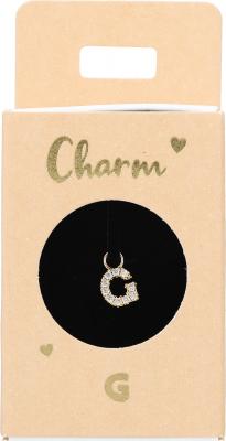 Charms til Ørering guld bogstav G