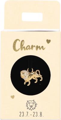 Charms til ørering i lille æske - Stjernetegn Løve (23/7-23/8)