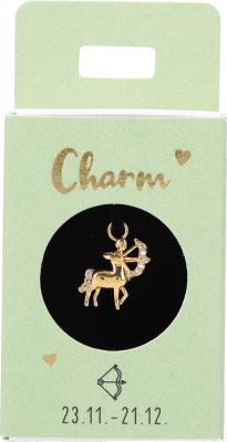 Charms til ørering i lille æske - Stjernetegn Skytte (23/11-21/12)