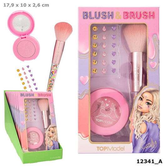 TOPModel blush og brushsæt beauty and me