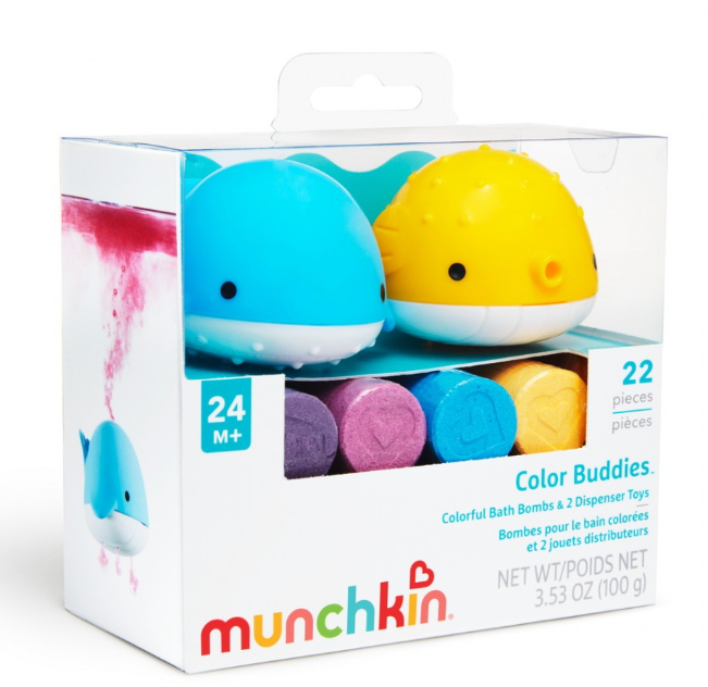 Munchkin colour buddies badebomber