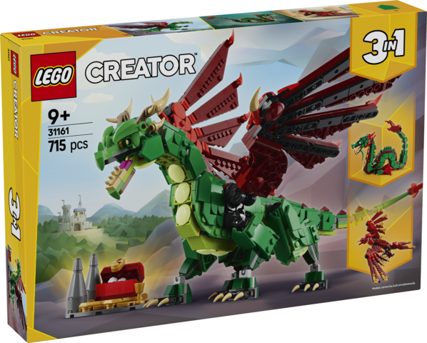 LEGO Creator Middelalder-drage 31161