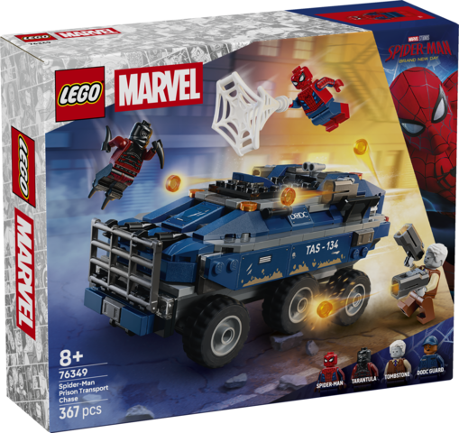LEGO ǀ Marvel Spider-Mans fængselstransport-jagt 76349