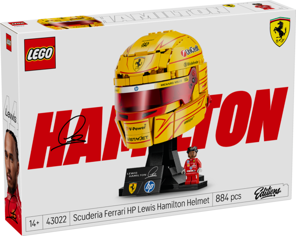 LEGO Editions Formula 1 Scuderia Ferrari HP Lewis Hamilton-hjelm 43022