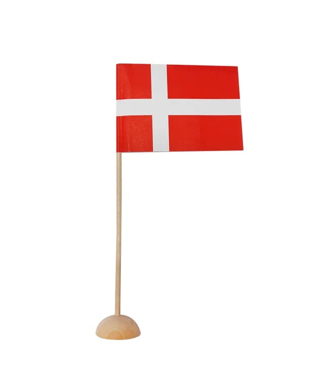 Danske bordflag, 4 stk