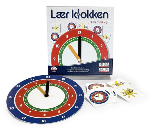 DANSPIL Lær klokken (DK)