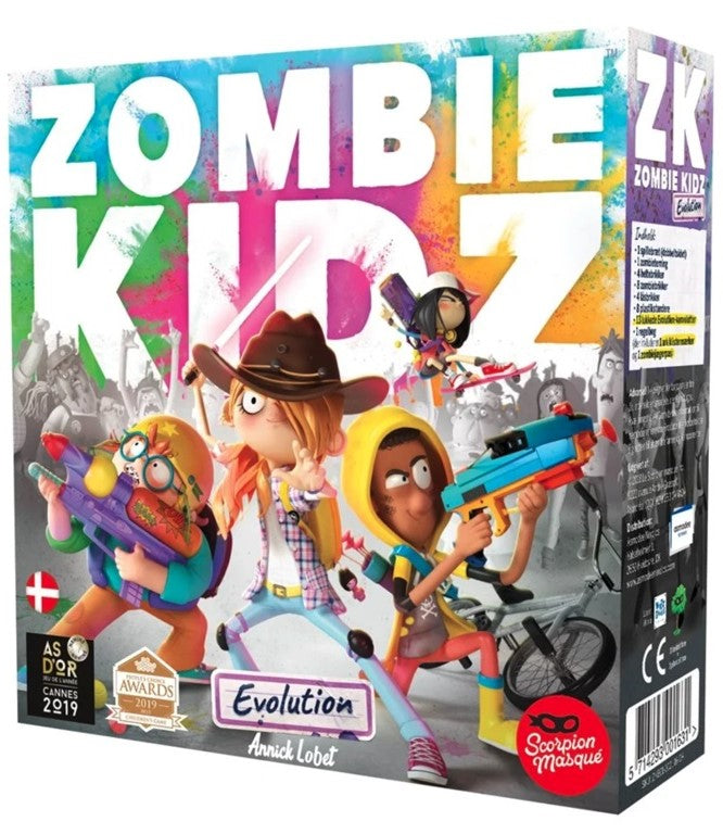 Brætspillet Zombie Kidz Evolution