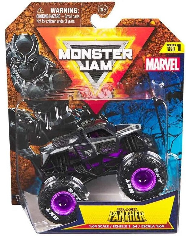 Marvel Monster Jam 1:64 Black Panther