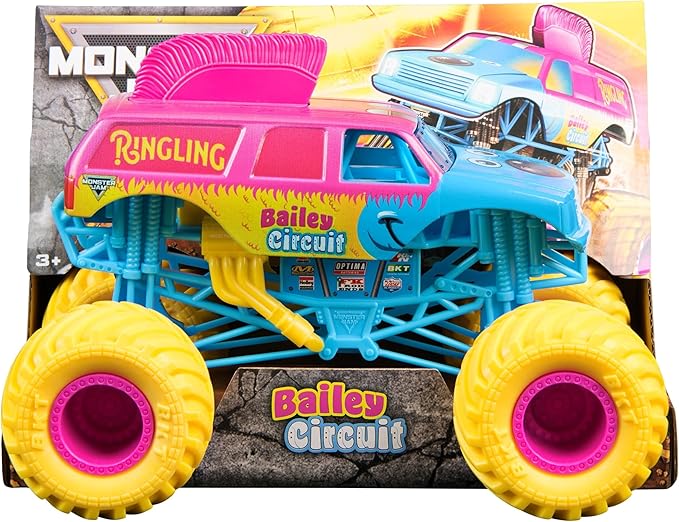 Monster Jam – Ringling Bros. & Bailey Circus Monster Truck (1:24 Die-Cast)