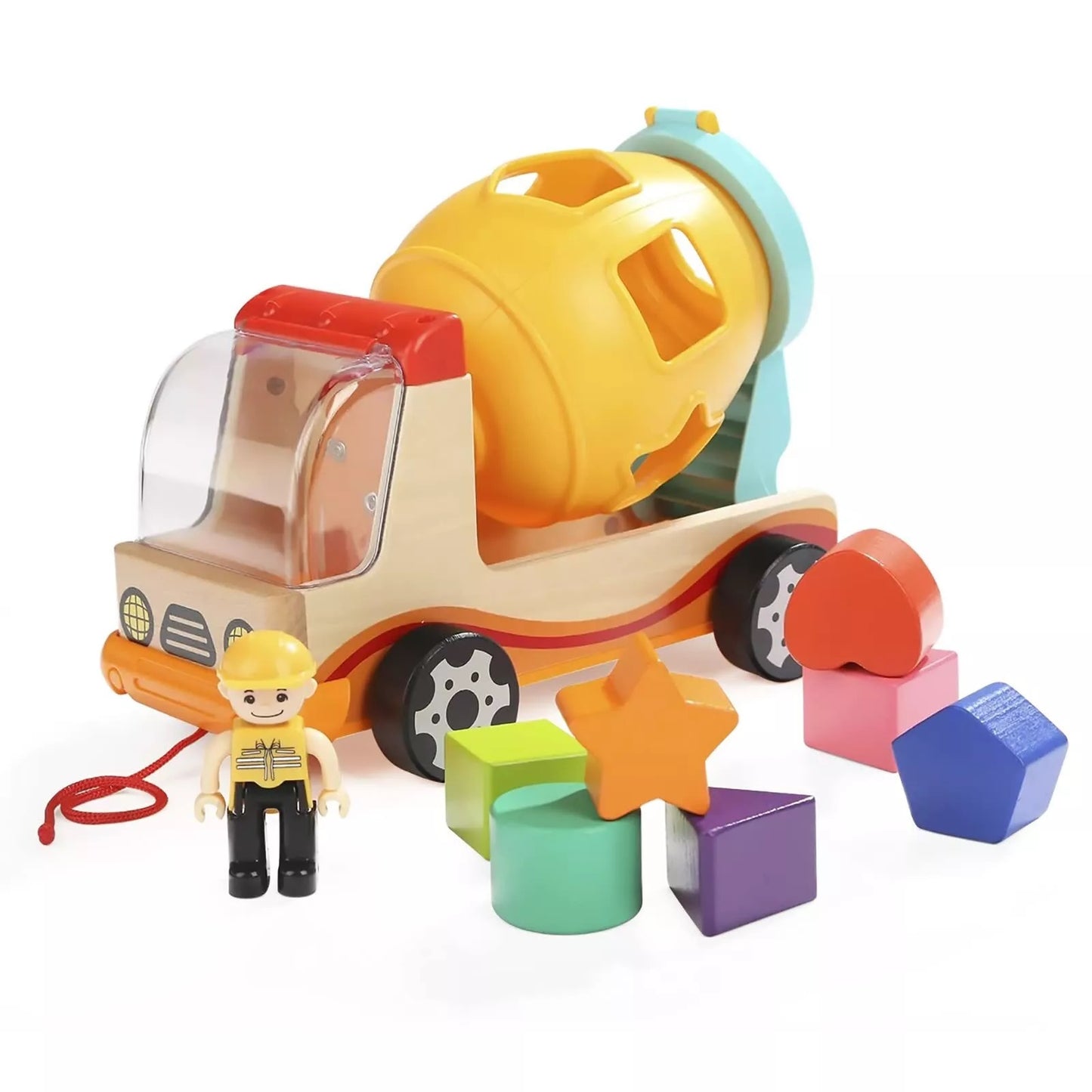 Top Bright Mixer Truck With Shape Sorter