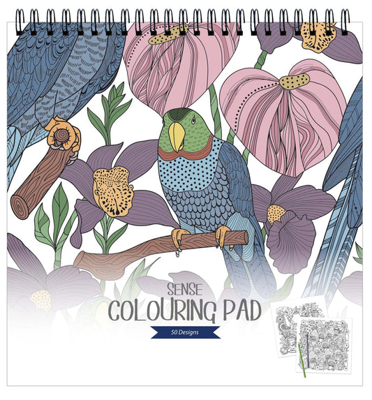 Sense Maleblok Artist Mindfullness Hvid 29x29 cm. 50 bl.