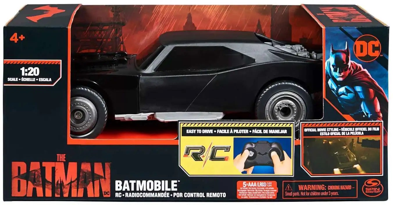 DC The Batman Movie Batmobile 120 RC Vehicle Spin Master
