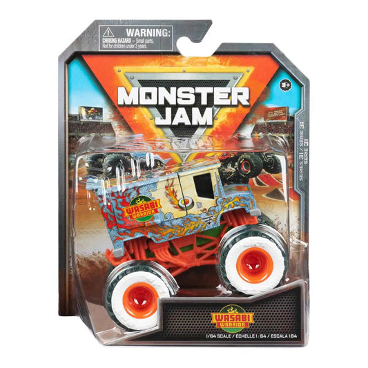 Monster Jam Wasabi Warrior 1:64 Scale Diecast Toy Truck