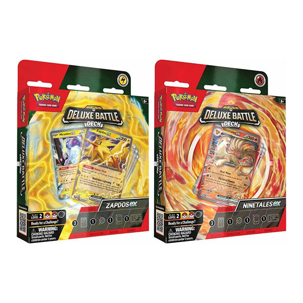 Pokemon Deluxe Battle Decks Ninetales / Zapdos EX