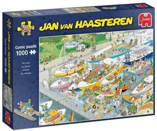 Puslespil - Jan van Haasteren: Lystbådshavn 1000 brikker.
