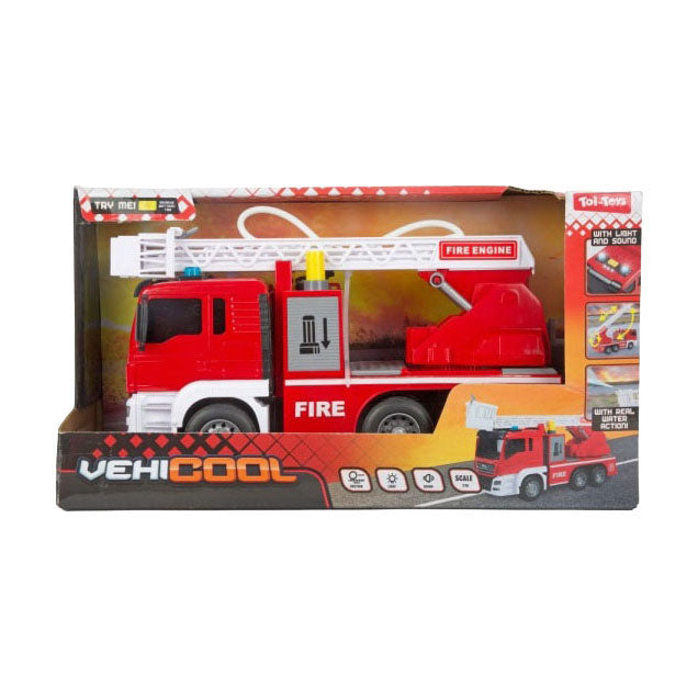 Vehicool Brandvæsen Stigevogn - 28cm