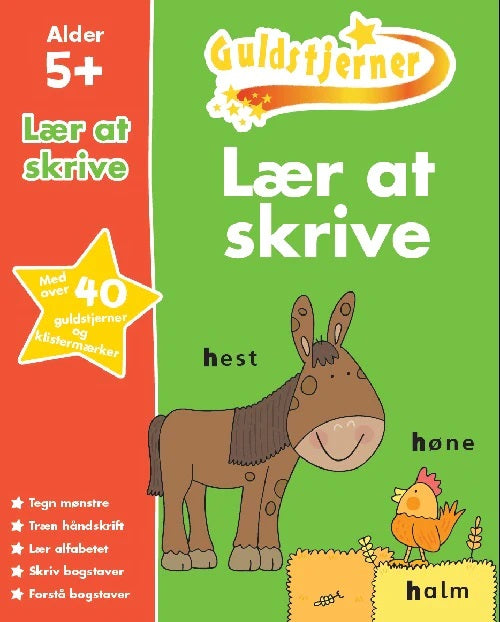 Guldstjerner - Lær at skrive (opgavehæfte)