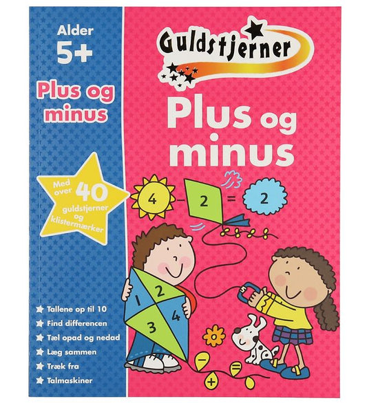 Guldstjerner - Plus og minus (opgavehæfte)