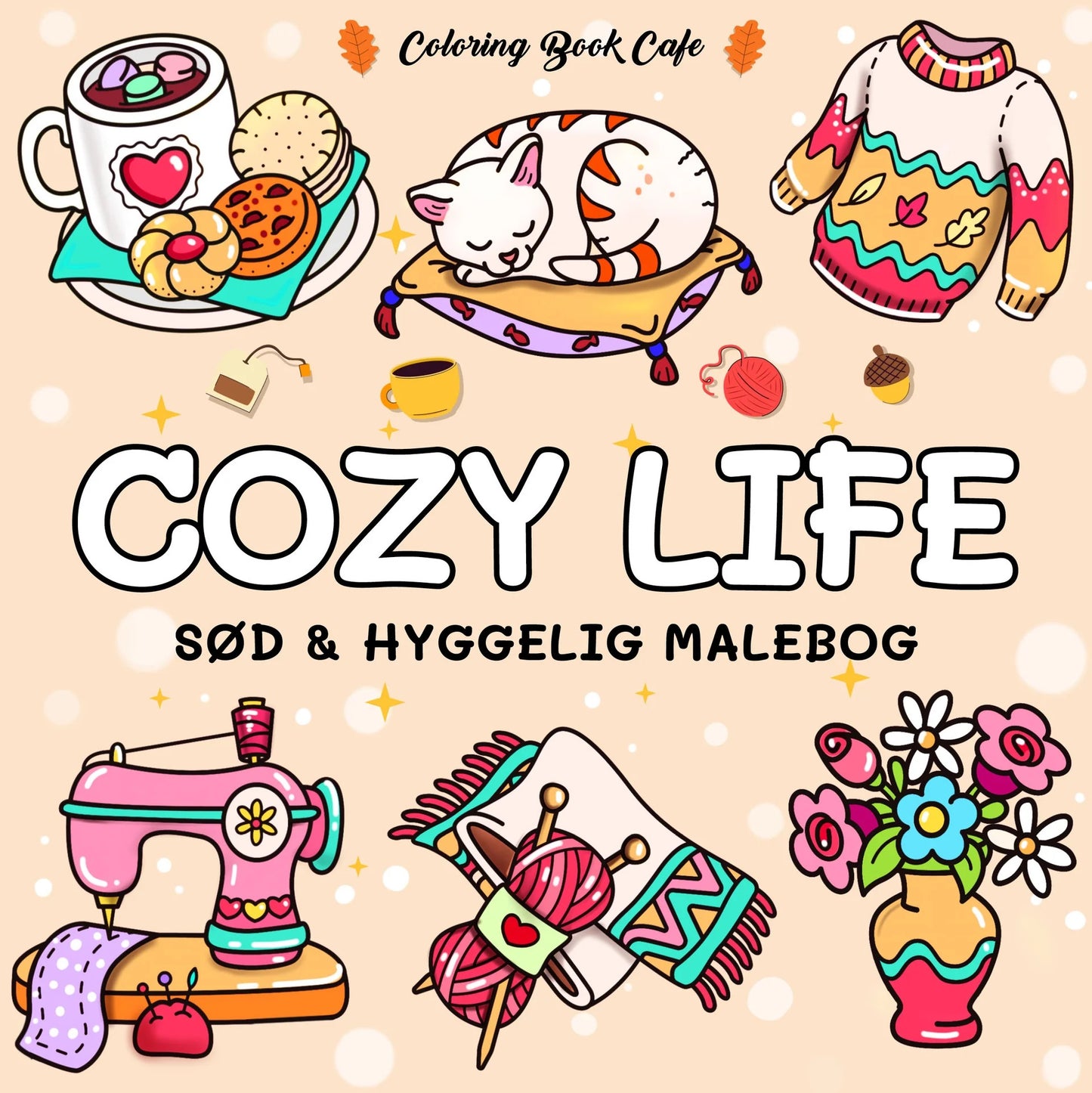 Malebog: Cozy Life Sød og Hyggelig Malebog