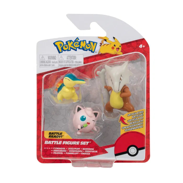 POKEMON BATTLE FIGURE 3 PACK Cyndaquil