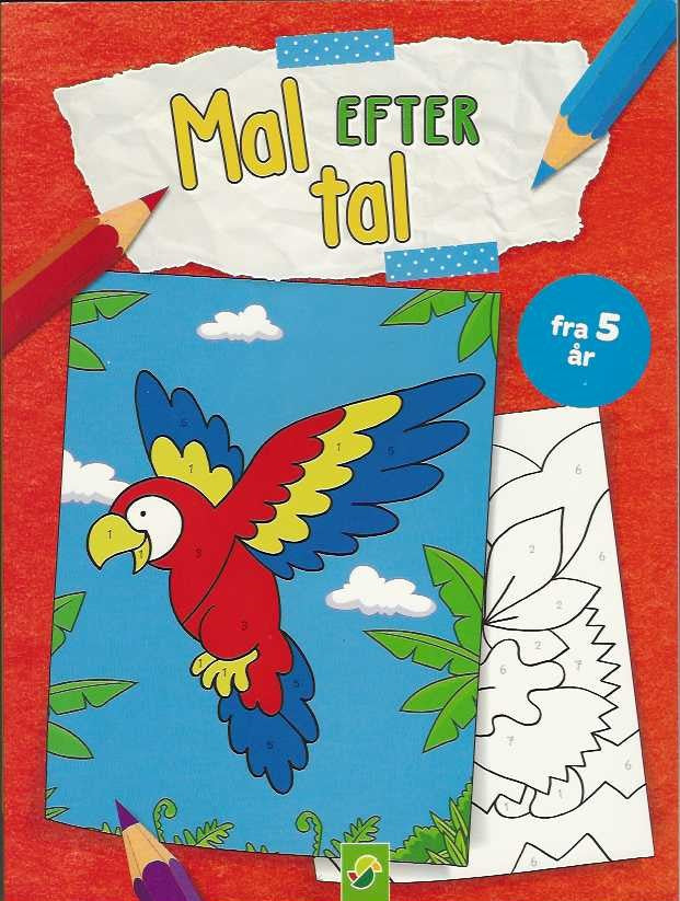 Min Første Malebog Mal Efter Tal 5 år.