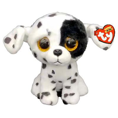 TY Bamse 15 cm. Luther - spotted dog TY36389