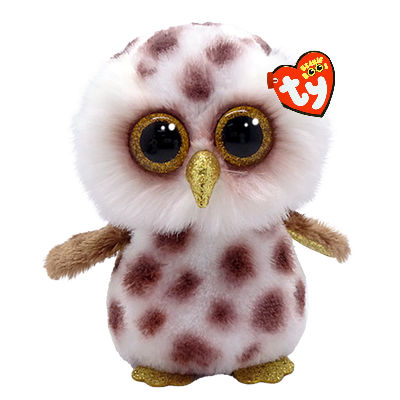 TY Bamse 15 cm. WHOOLIE - spotted owl TY36574