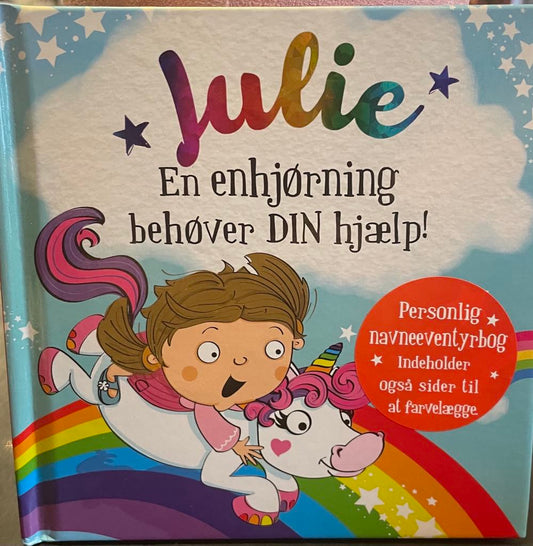 Julie en enhjørning behøver din hjælp