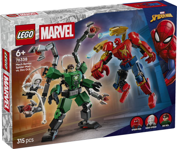 LEGO Marvel Mech-kamp: Spider-Man mod Doc Ock 76338
