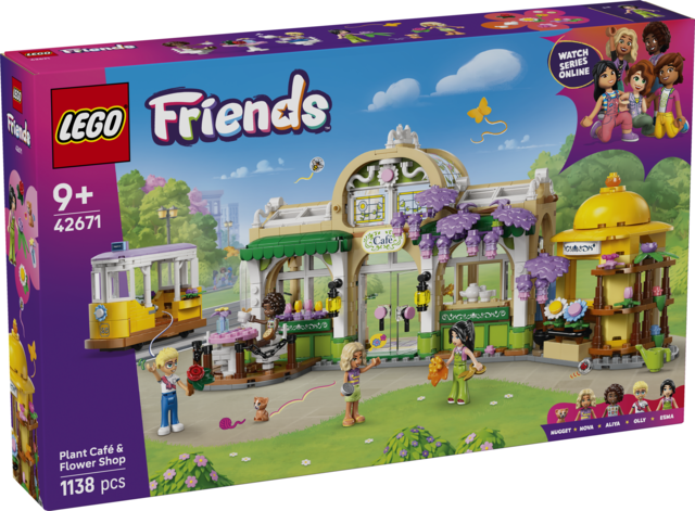 LEGO Friends Plantecafé og blomsterbutik 42671