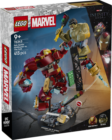 LEGO Marvel Episk kamp: Hulkbuster mod HULK 76343