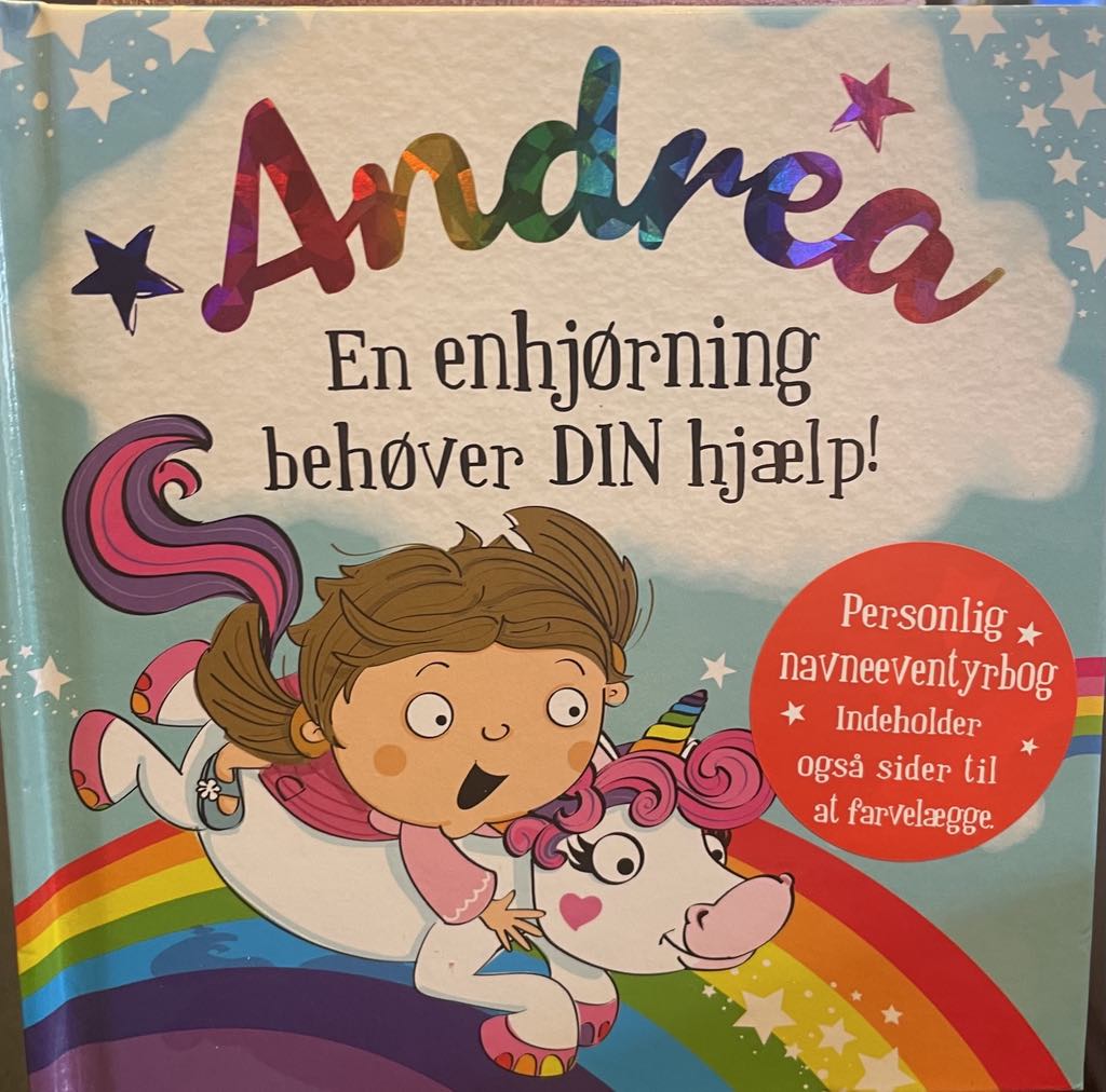 Andrea en enhjørning behøver din hjælp