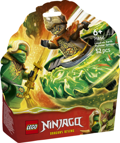 LEGO Ninjago Lloyd mod jordmonster-spinner 71850