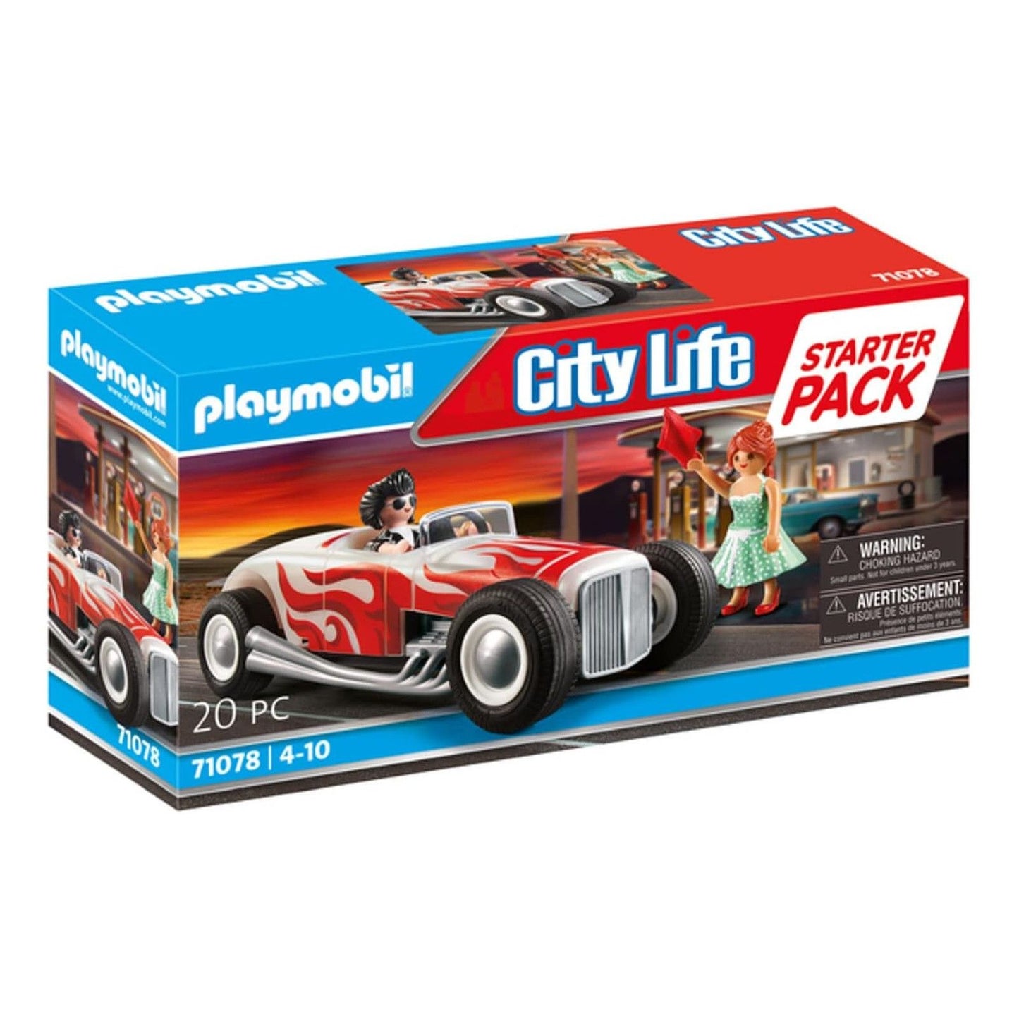 Playmobil Starter Pack Hot Rod 71078