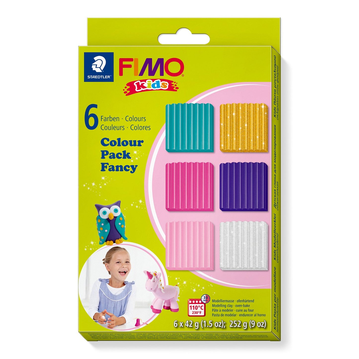 Fimo Kids 6 farver