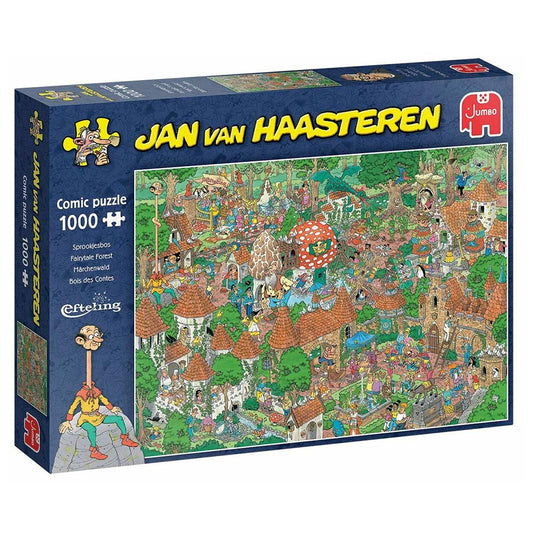 Puslespil - Jan van Haasteren: Fairytale Forestl 1000 brikker.