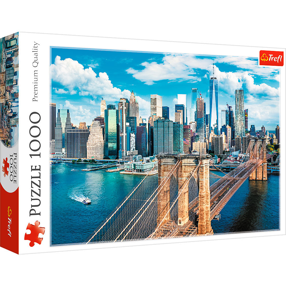 Trefl Puslespil Brooklyn Bridge, New York, USA 1000 Brikker